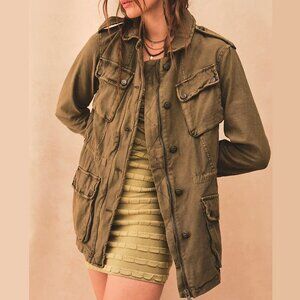 Free People Not Your Brothers Surplus Jacket